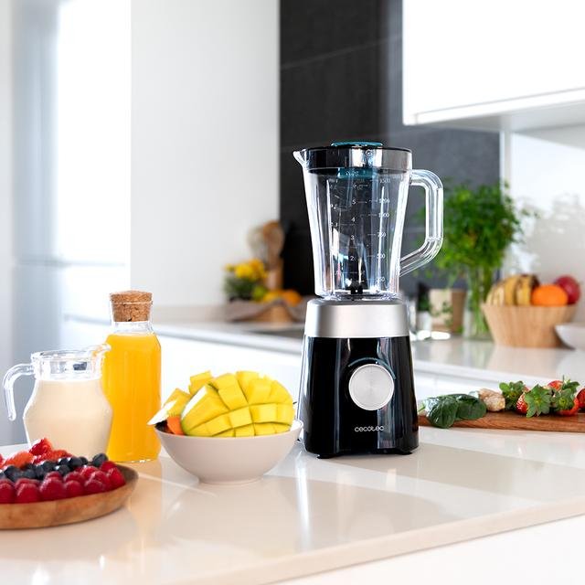 EAN 8435484039154 - Cecotec Power Black Titanium 1300 MAX 1,5 L Batidora de vaso 1300 W Negro, Gris imagen 9