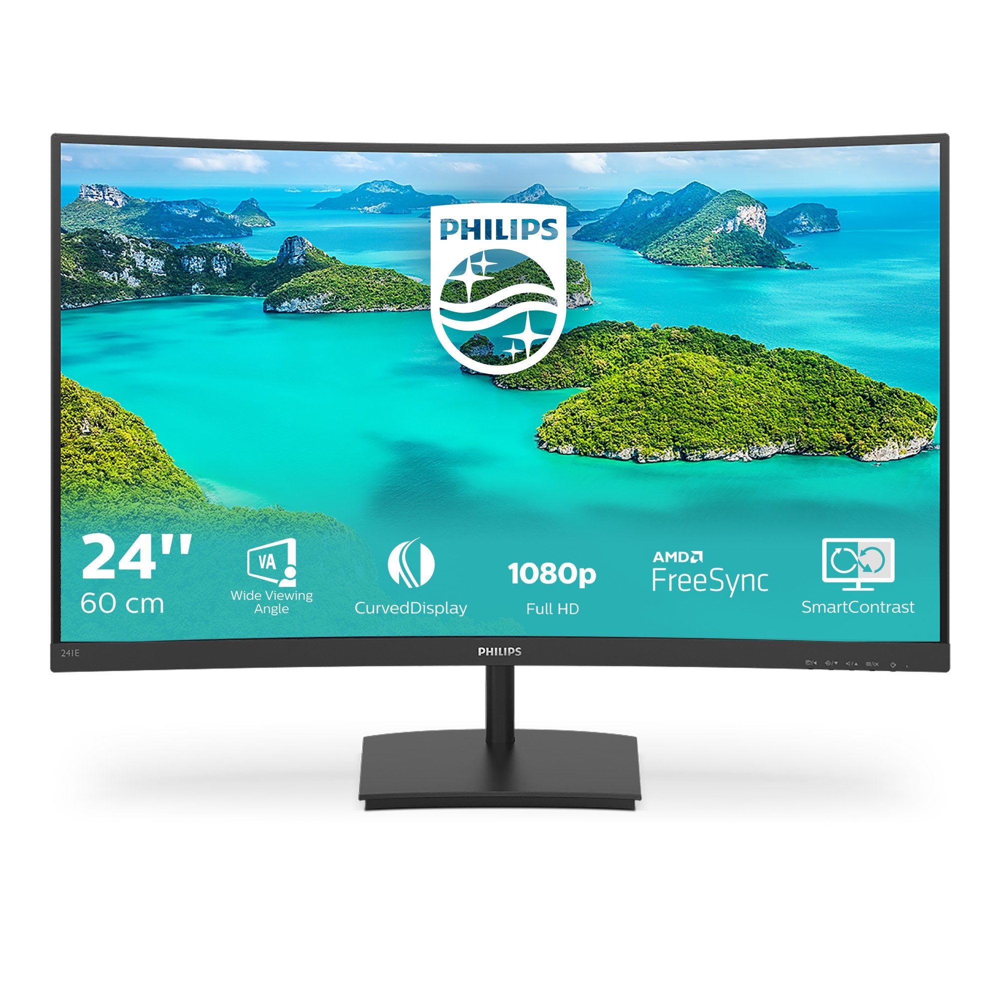 EAN 8712581759377 - Philips E Line 241E1SCA/00 pantalla para PC 59,9 cm (23.6") 1920 x 1080 Pixeles Full HD LCD Negro imagen 1