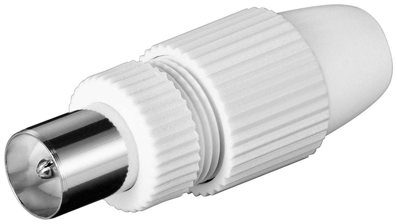 Coax Quick Plug (Plastic) With Clamping Assembly - For Conne