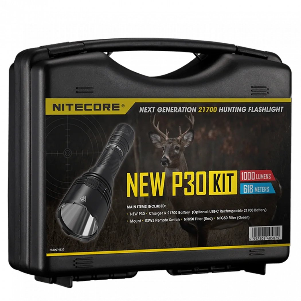 EAN 6952506405879 - Nitecore P30 NEW HUNTING KIT Negro Linterna para caza LED imagen 1