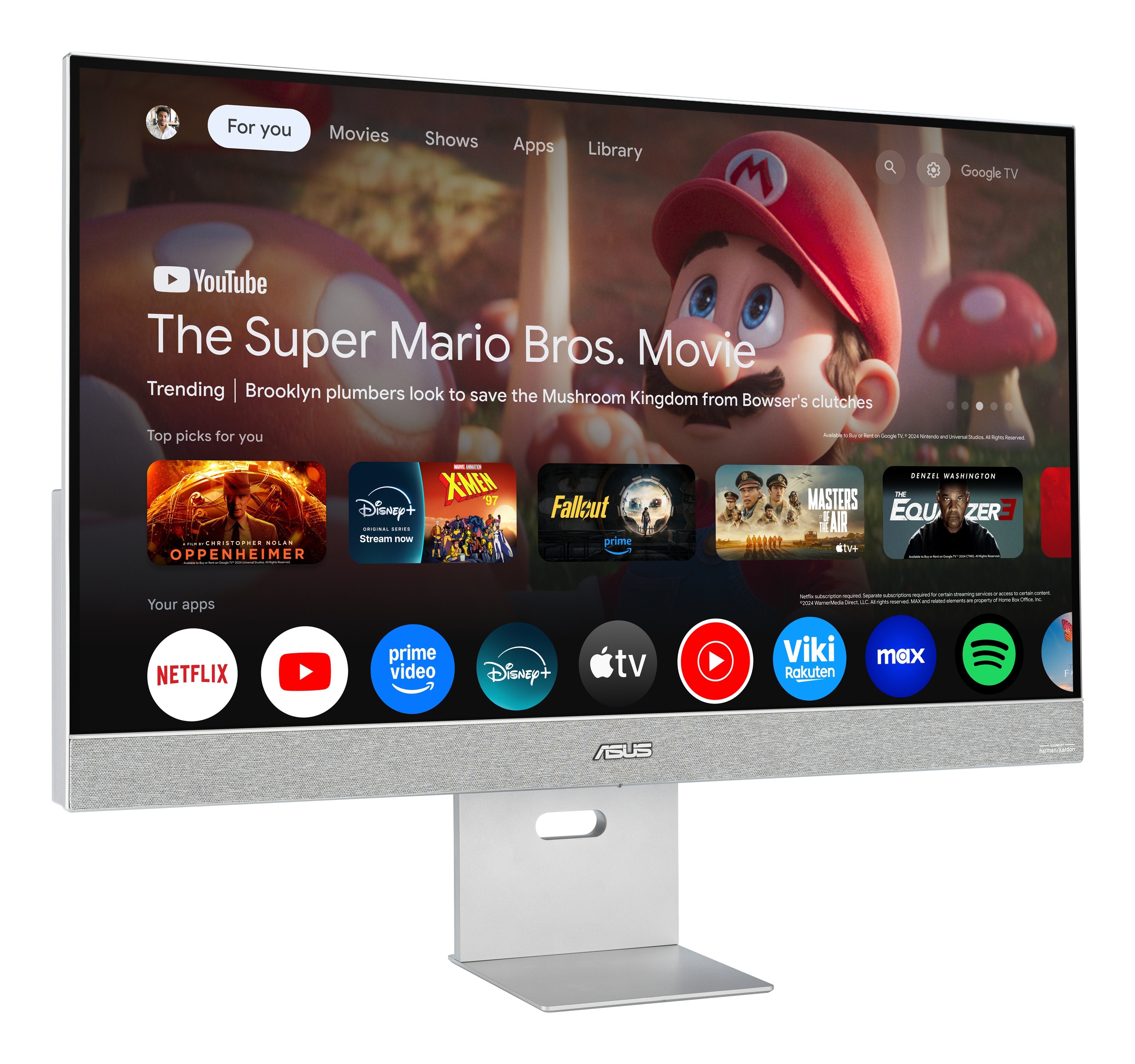 Monitor Asus Zenscreen Ms32uc 31.5" 3840 X 2160 Pixeles 4k Ultra Hd Led Gris, Blanco 90lm0ayh-B01o71
