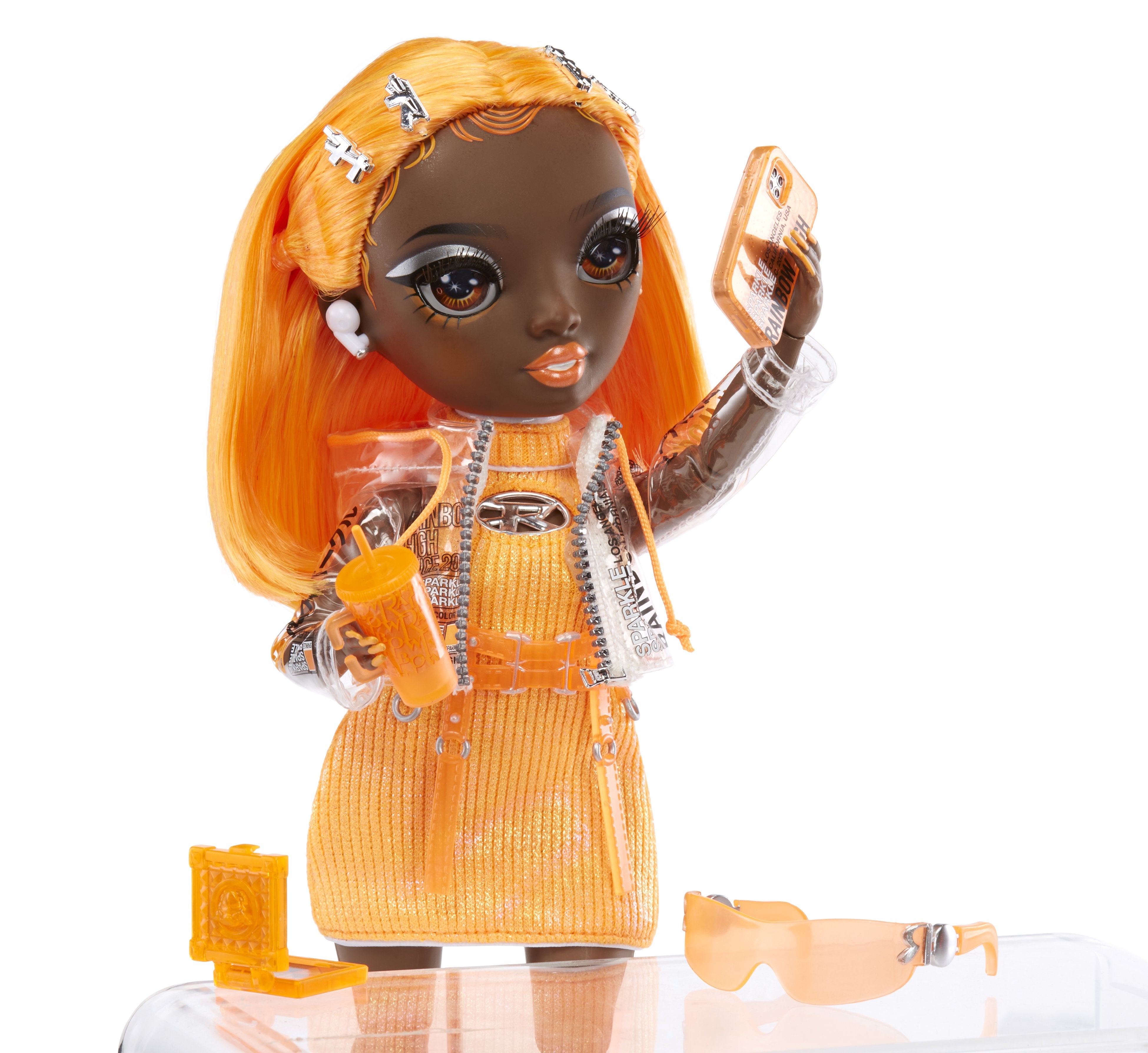 EAN 0035051583127 - Rainbow High Orange Fashion Doll -Michelle St. Charles imagen 4