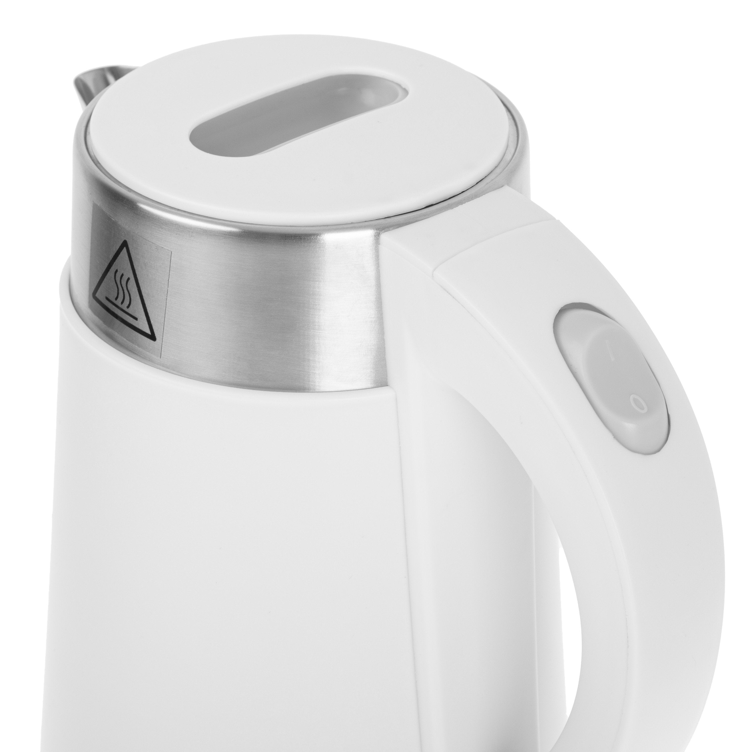 EAN 5903887809665 - Adler AD 1372W tetera eléctrica 0,6 L 800 W Metálico, Blanco imagen 6