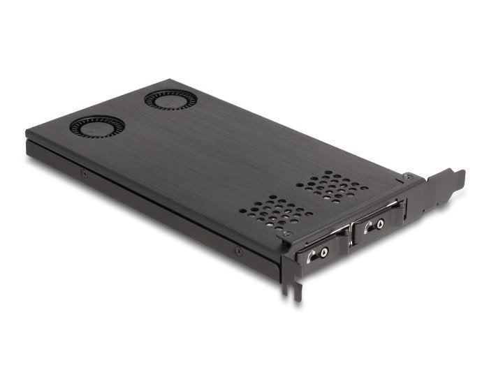 Delock 47042 Tarjeta Pci Express X16 De Rack Móvil Para 2 X M.2 Nvme Ssd - Bifurcación