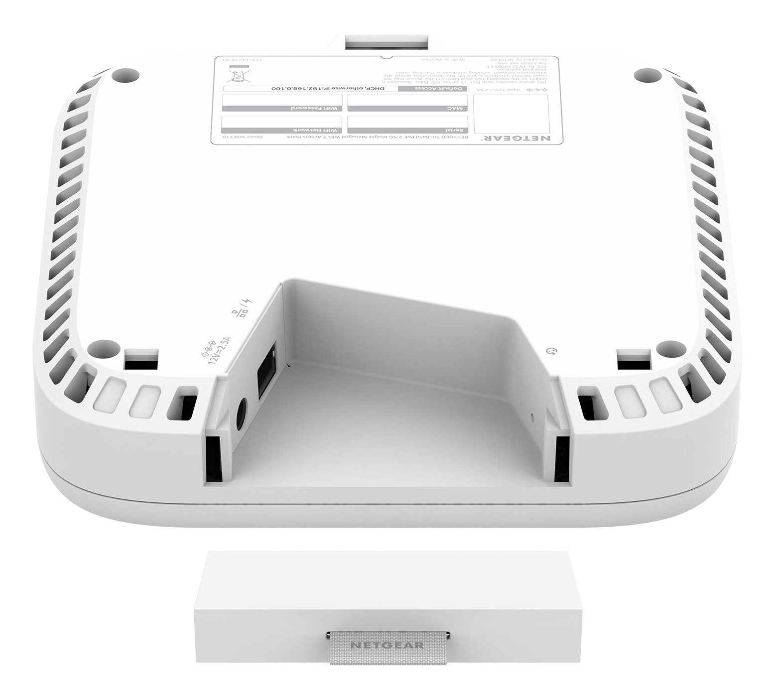 Netgear Business Wbe718 - Accesspoint - Wi-Fi 7 - Wi-Fi 6 - Wi-Fi 7 - 2.4 Ghz, 5 Ghz, 6 Ghz - Cloud-Verwaltet - Wand- Deckenmontage