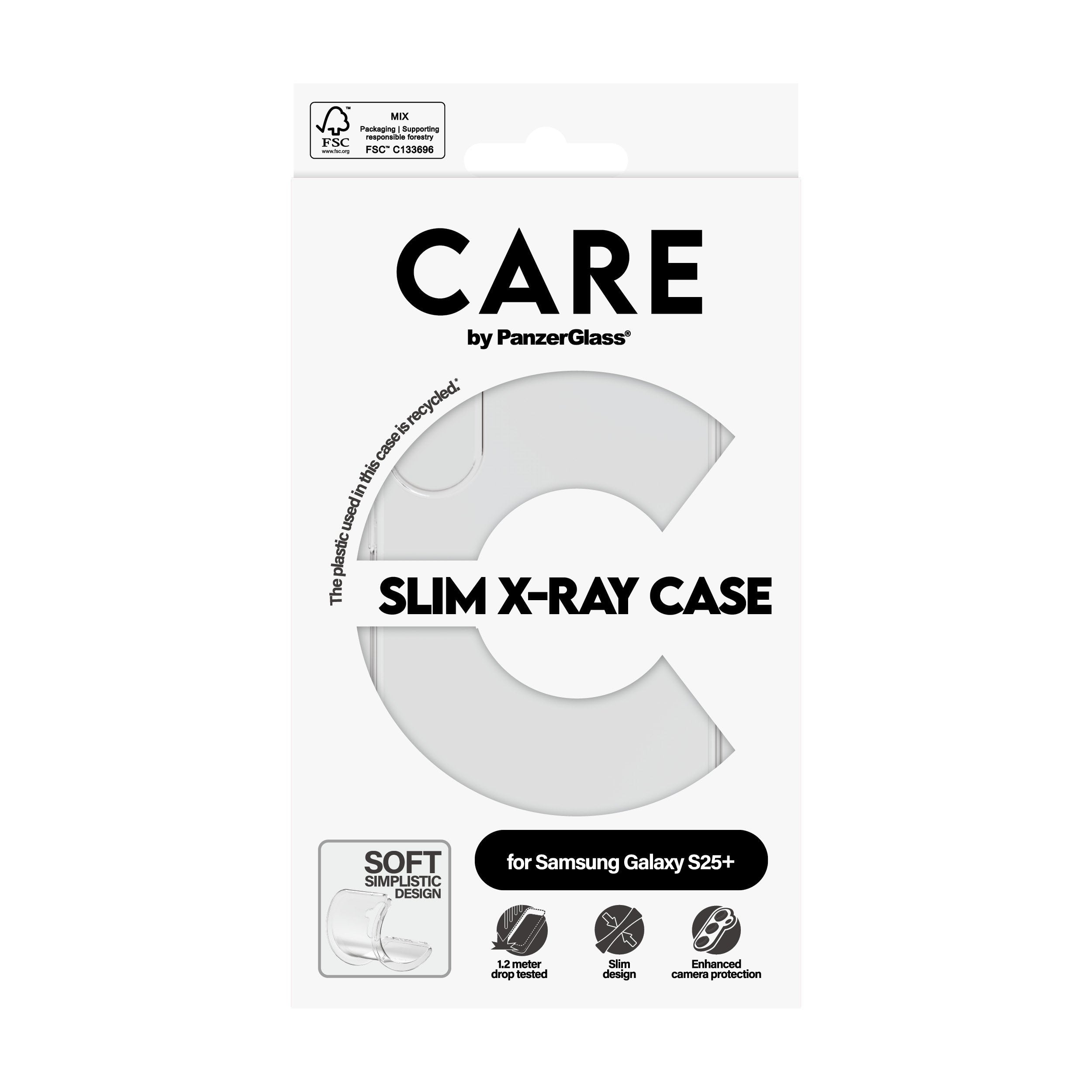 EAN 5715685016424 - PanzerGlass CARE™ by ® X-Ray Case Samsung Galaxy S25+ funda para teléfono móvil Transparente imagen 3