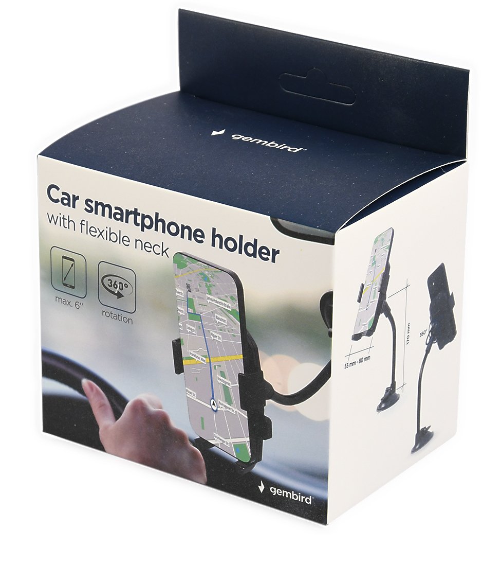 EAN 8716309120852 - Gembird TA-CHW-04 soporte Soporte activo para teléfono móvil Teléfono móvil/smartphone Negro imagen 6
