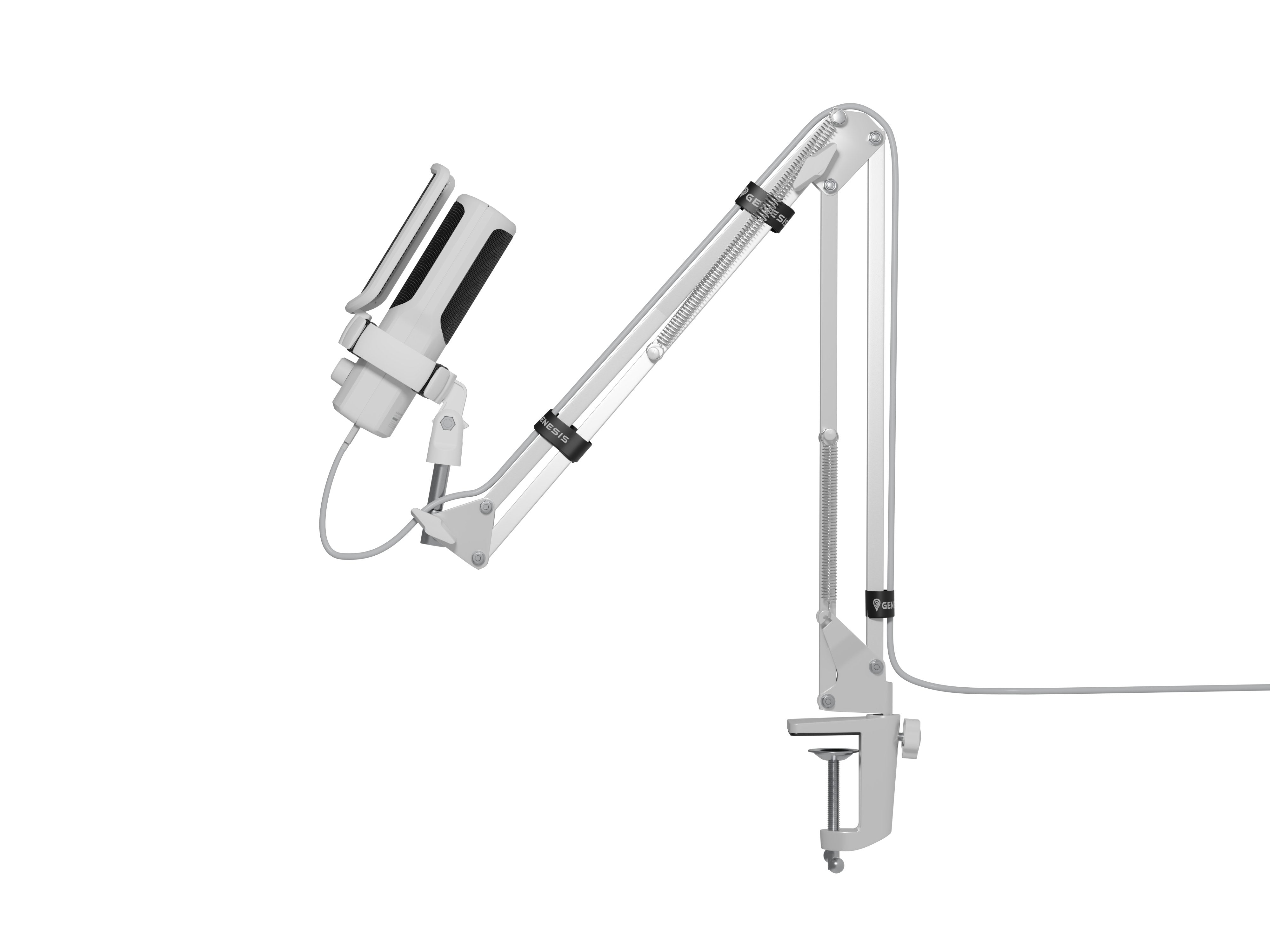 Micrófono Natec Genesis Radium 251 Usb Arm White