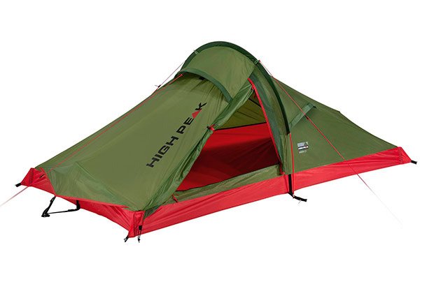 Tienda De Campaña High Peak Siskin 2.0 Lw, 10330 Verde Oliva/Rojo