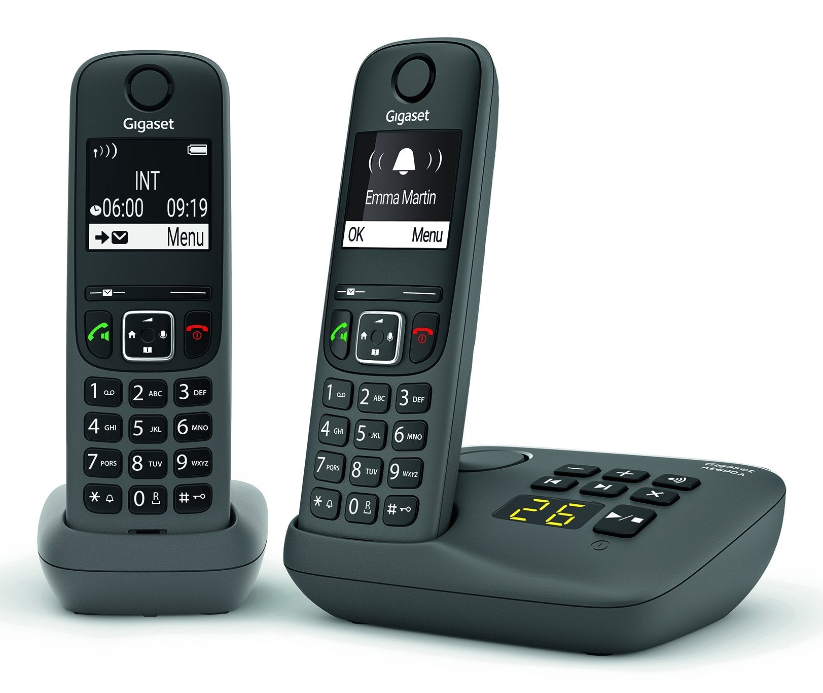 EAN 4250366863061 - Gigaset AE690A Teléfono DECT/analógico Identificador de llamadas Antracita imagen 2