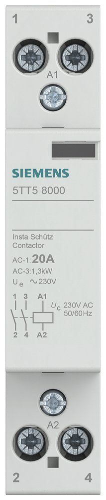 Siemens 5tt5800 - 0 - Schütz Installation 2 Na 230 Vac