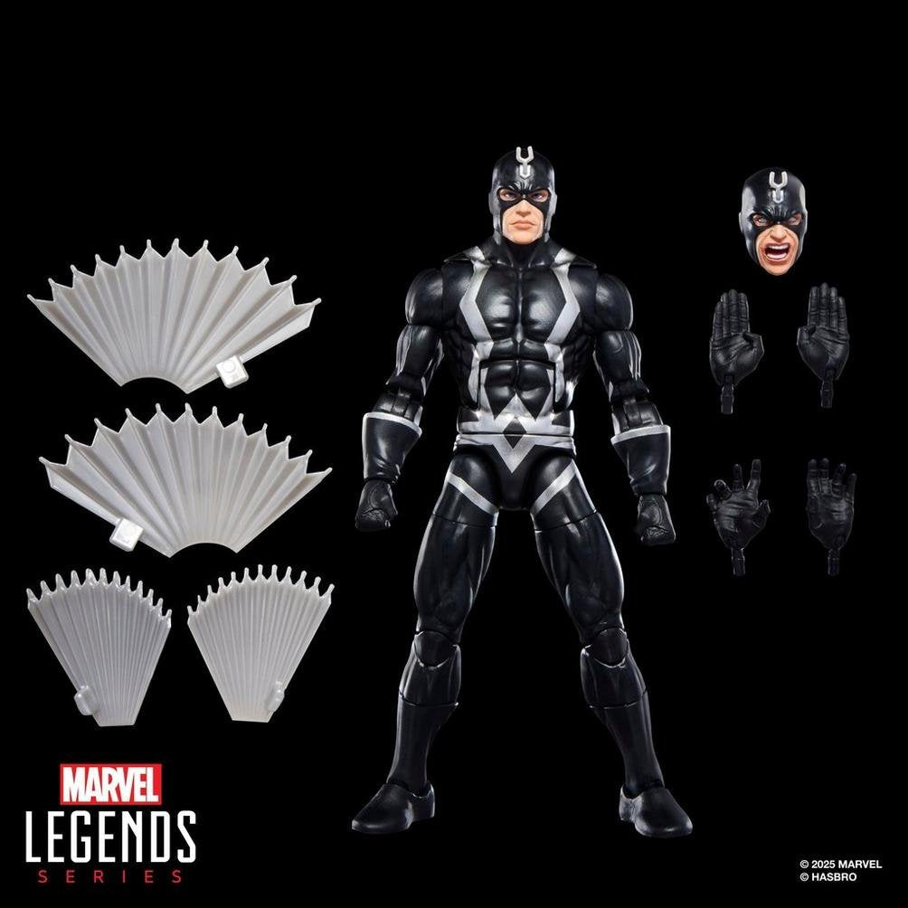 Figuras Blister 2 Black Bolt & Triton Inhumanos Marvel Legends Series 15cm
