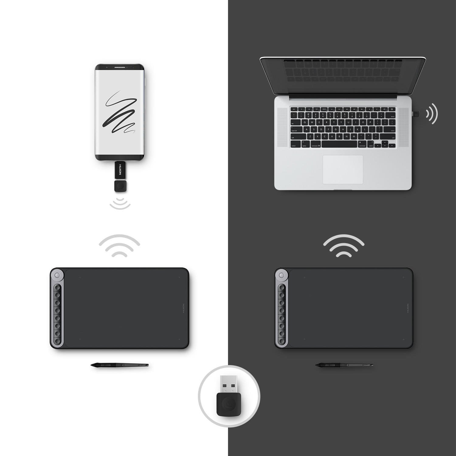 Tableta Gráfica Huion Q620m