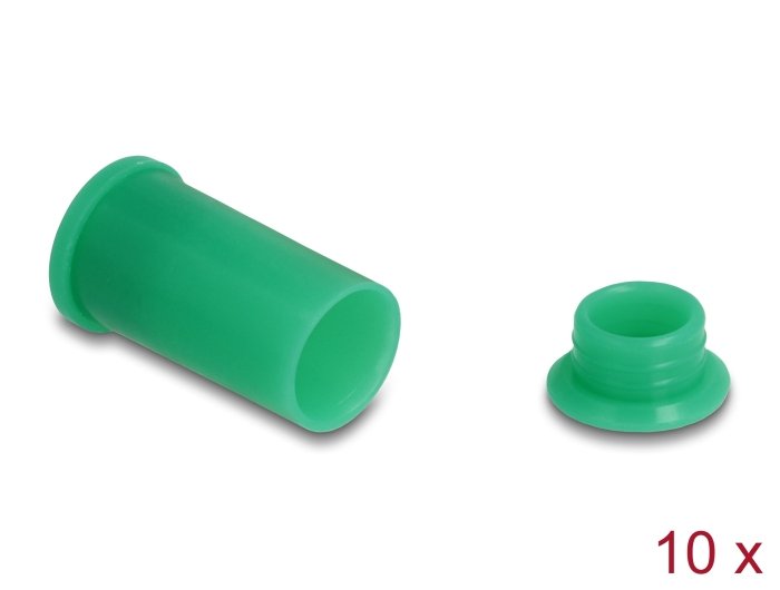 Delock Dl4 Maubschutz (Vpe 10) Para Mecker Und Hchse Silikon 2-Teilig Verde