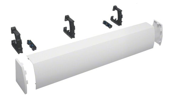 Hager Cablerangierkanal 4feldig Fz444n Aufsteckbar Hxbxt176x1050x135mm Ral9010