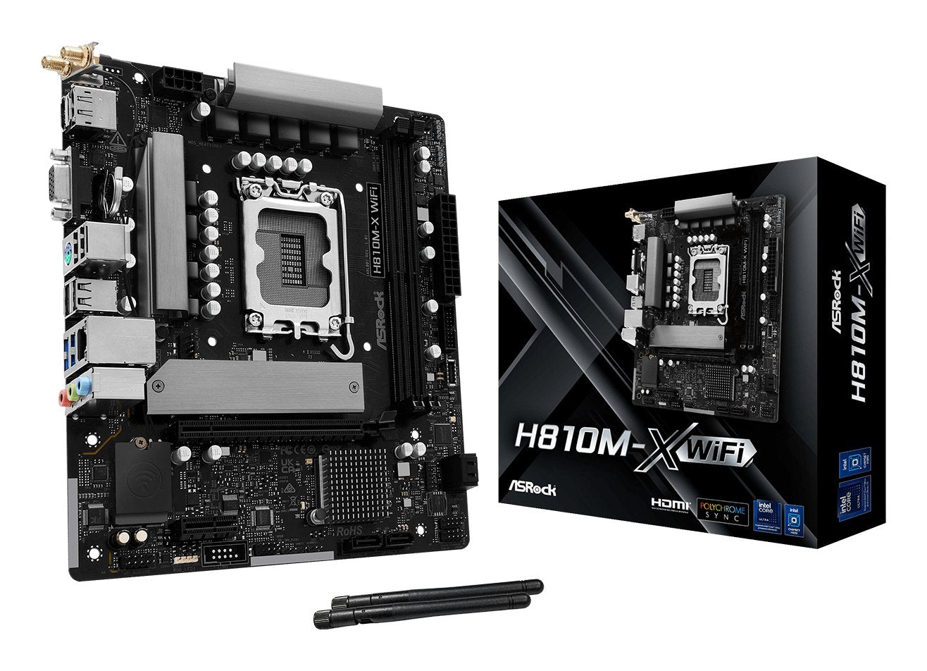 EAN 4711581490659 - Asrock H810M-X WiFi Intel H810 LGA 1851 (Socket V1) micro ATX imagen 4