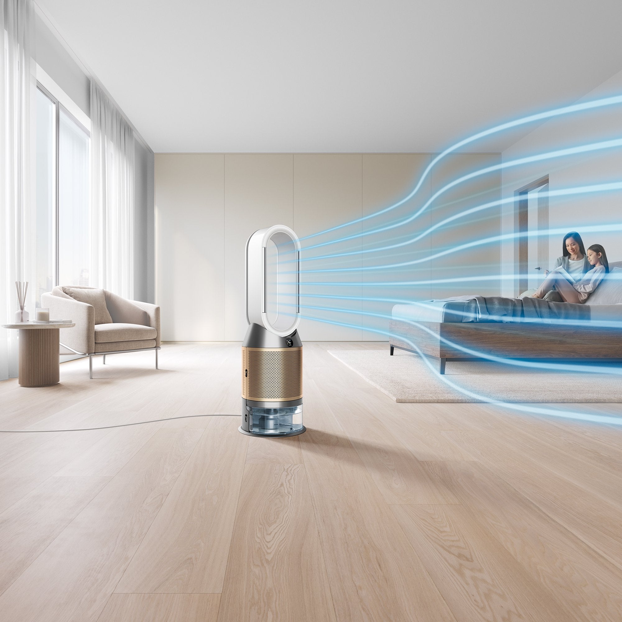 EAN 5025155056127 - Dyson Purifier Humidify+Cool Formaldehyde 62,4 dB 40 W Blanco, Oro imagen 10