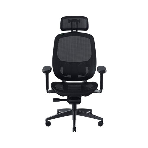 Silla Gaming Razer Fujin Pro De Malla Negra, Incluye Reposacabezas 3-D Rz38-04940100-R3g1