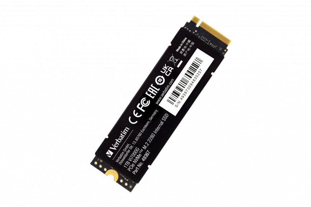 Disco Ssd Verbatim 1tb, Pcie 4.0, M.2 2280, Vi7000g 49367