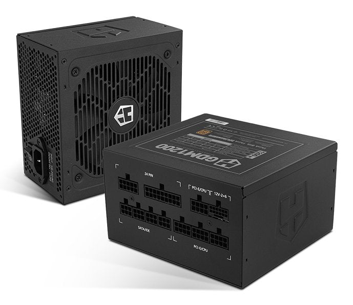 EAN 8436587976087 - NOX Hummer GDM 1200W GOLD unidad de fuente de alimentación 20+4 pin ATX ATX Negro imagen 1