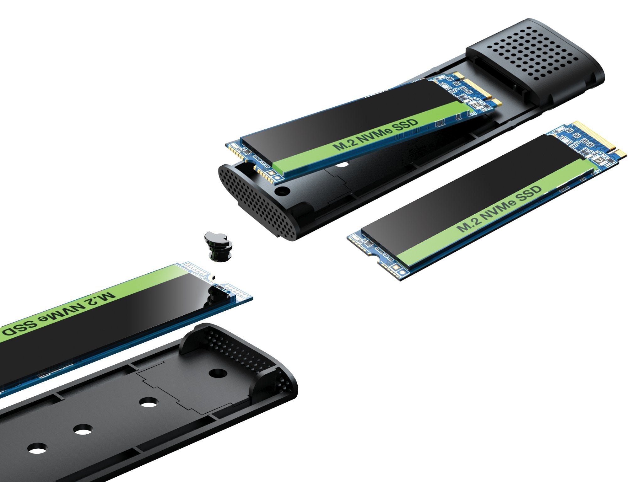 EAN 5705730136399 - Sandberg 136-39 caja para disco duro externo Caja externa para unidad de estado sólido (SSD) Negro M.2 imagen 3