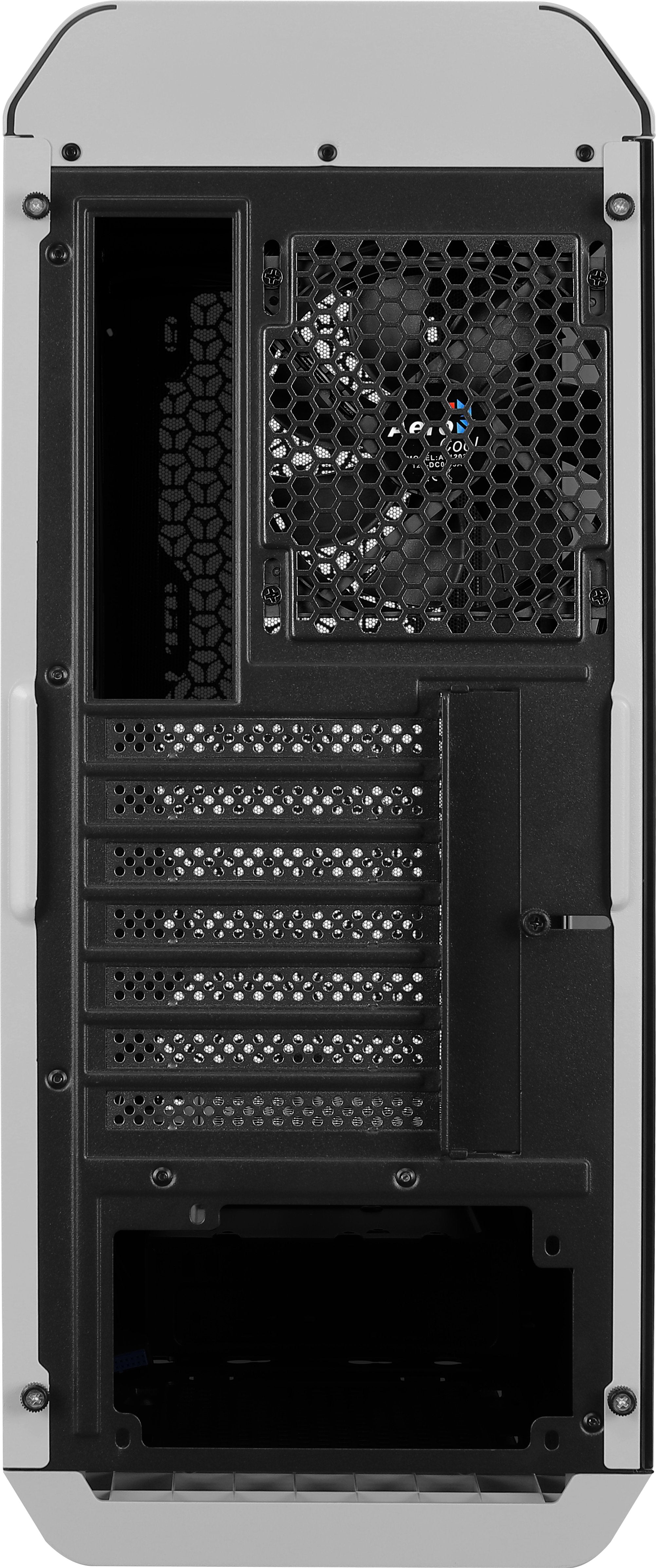 Caja Pc Aerocool Aero One Lateral De Cristal Templado Ventiladores Frontales Incluidos Rgb Colo White Sin Fuente De Alimentacion