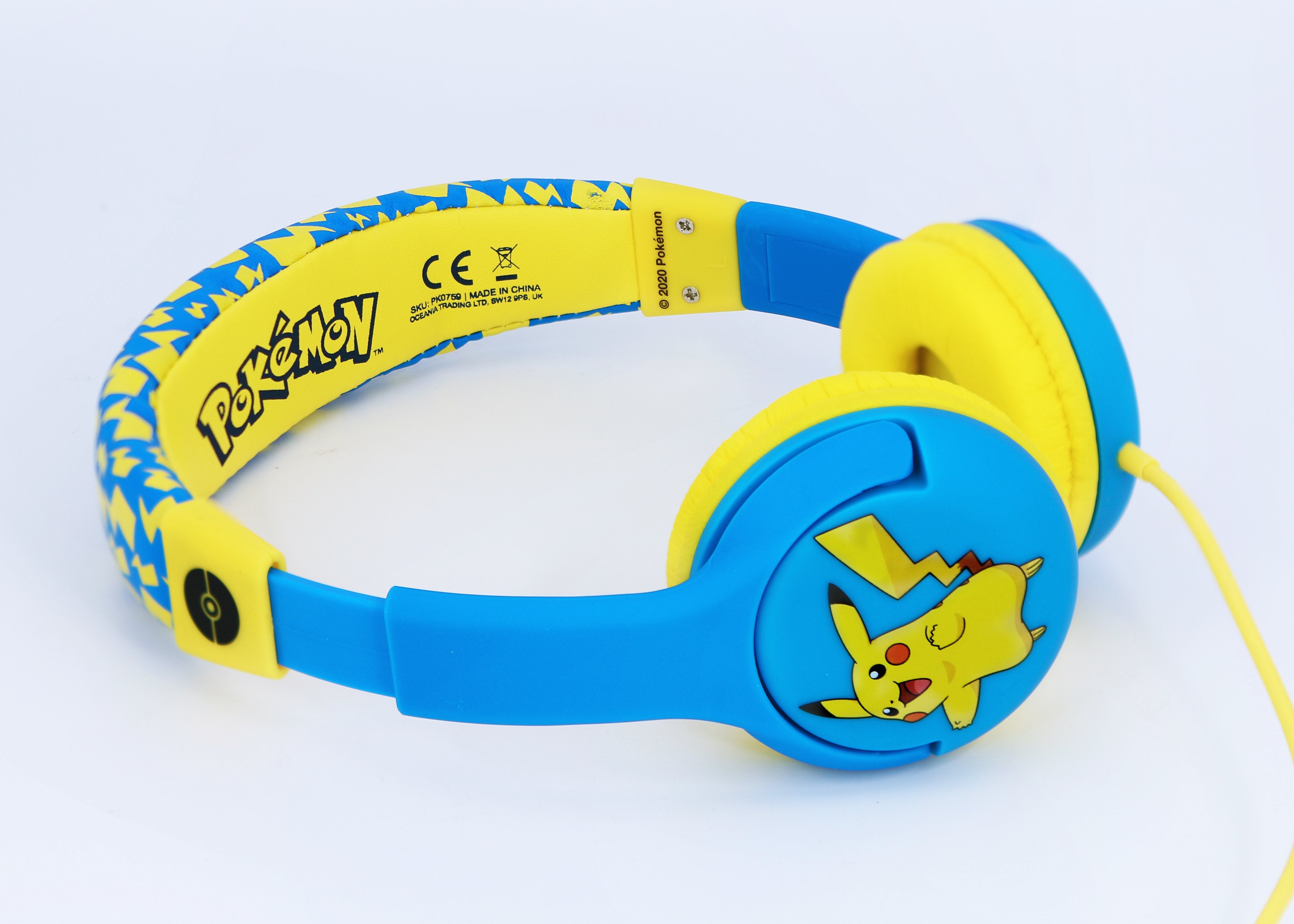 Auriculares Infantiles Otl Pokemon Pikachu/ Jack 3.5/ Azul Amarillo