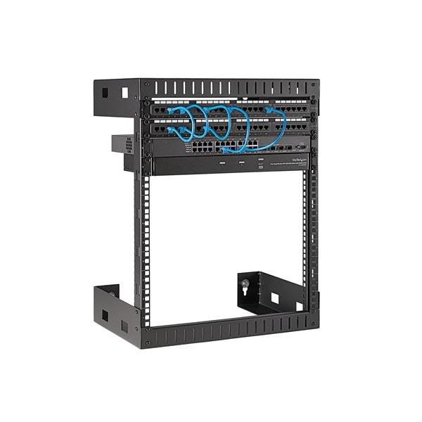 Armario Rack Abierto De Pared Rack 12u 12in Profundo