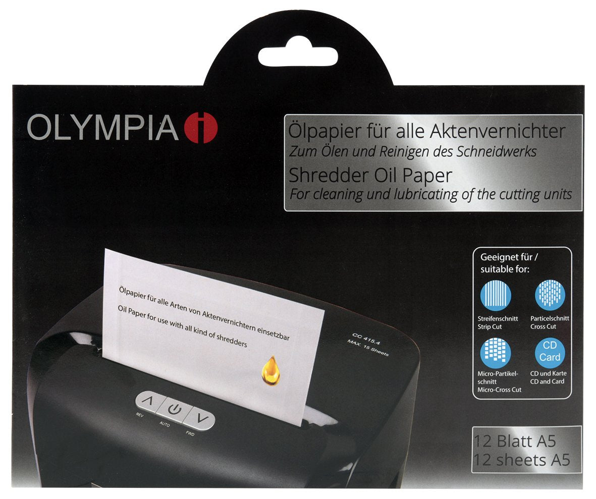 Olympia 9130 Accesorio Para Destructoras De Papel 12 Pieza(S) Aceite Lubricante