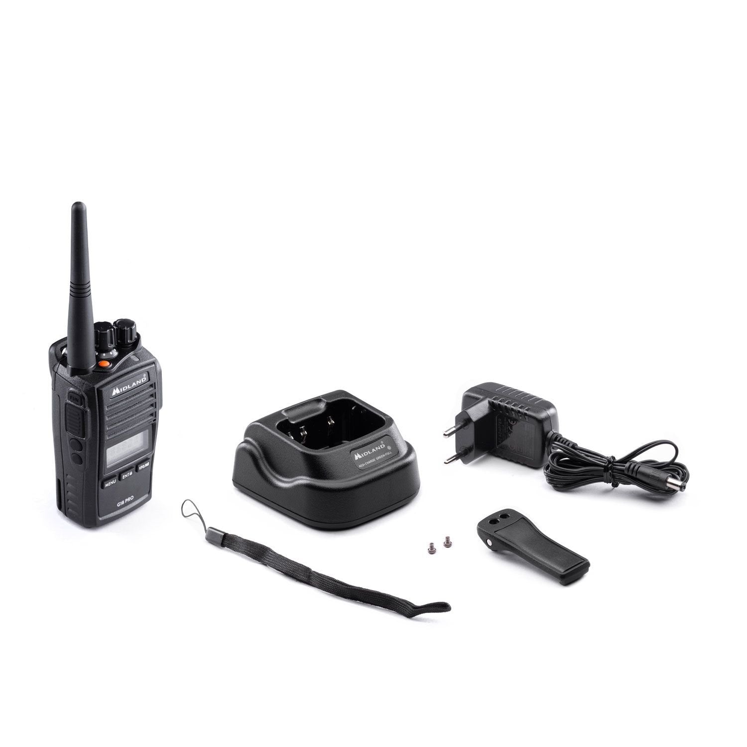 Midland G18 Pro Pmr446 Funkgerät, Ip67