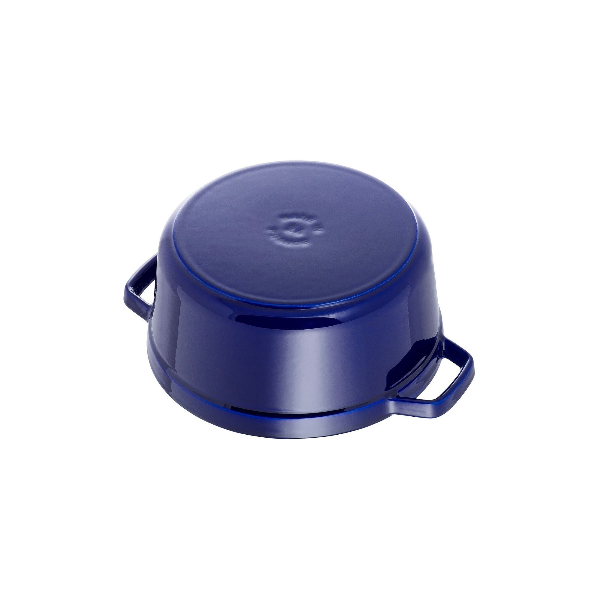 Staub Cocotte, Sartén, Azul, Hierro Fundido, 3,8 L, 1 Pieza(S), 24 Cm