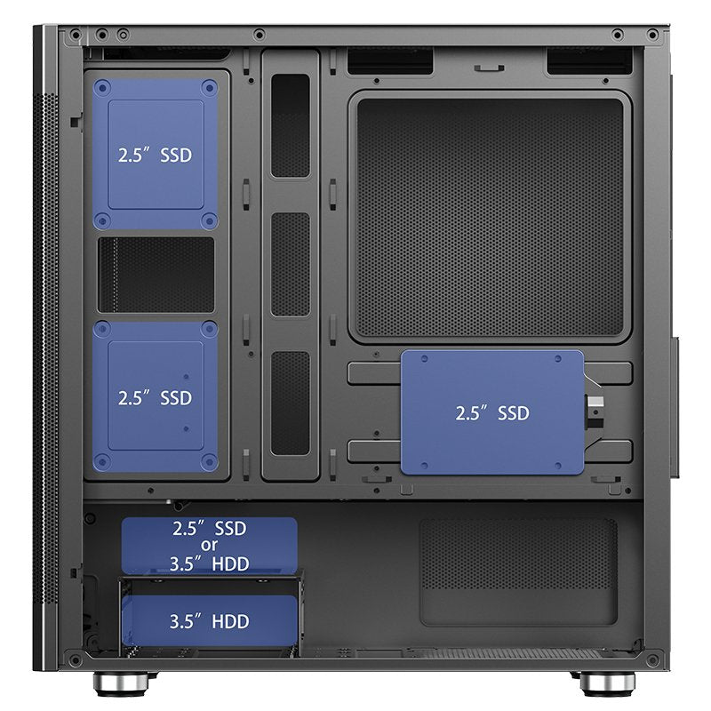 Caja Pc Itek Promesh 35b Mini Tower Negro Itgcapm35b