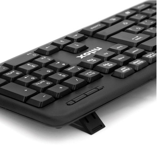 Nilox Kit Teclado +Raton Usb Negro Español