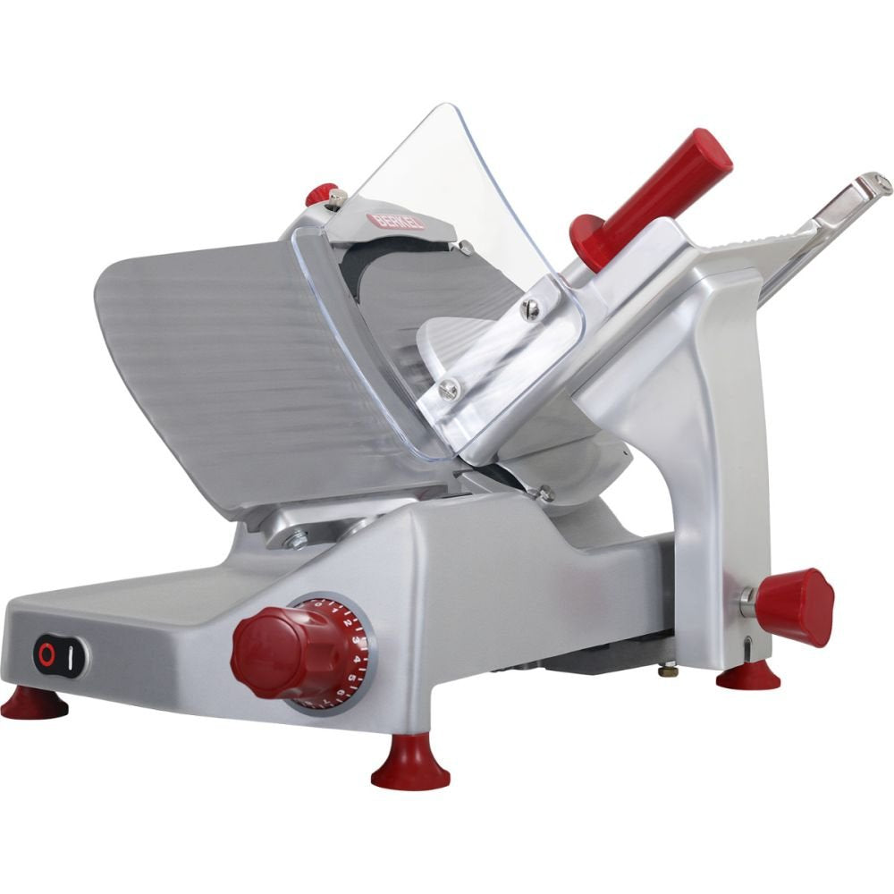 EAN 8055277799548 - Berkel BKPXSGB2010000000T rebanadora Eléctrico 330 W Gris, Rojo Acero inoxidable imagen 3