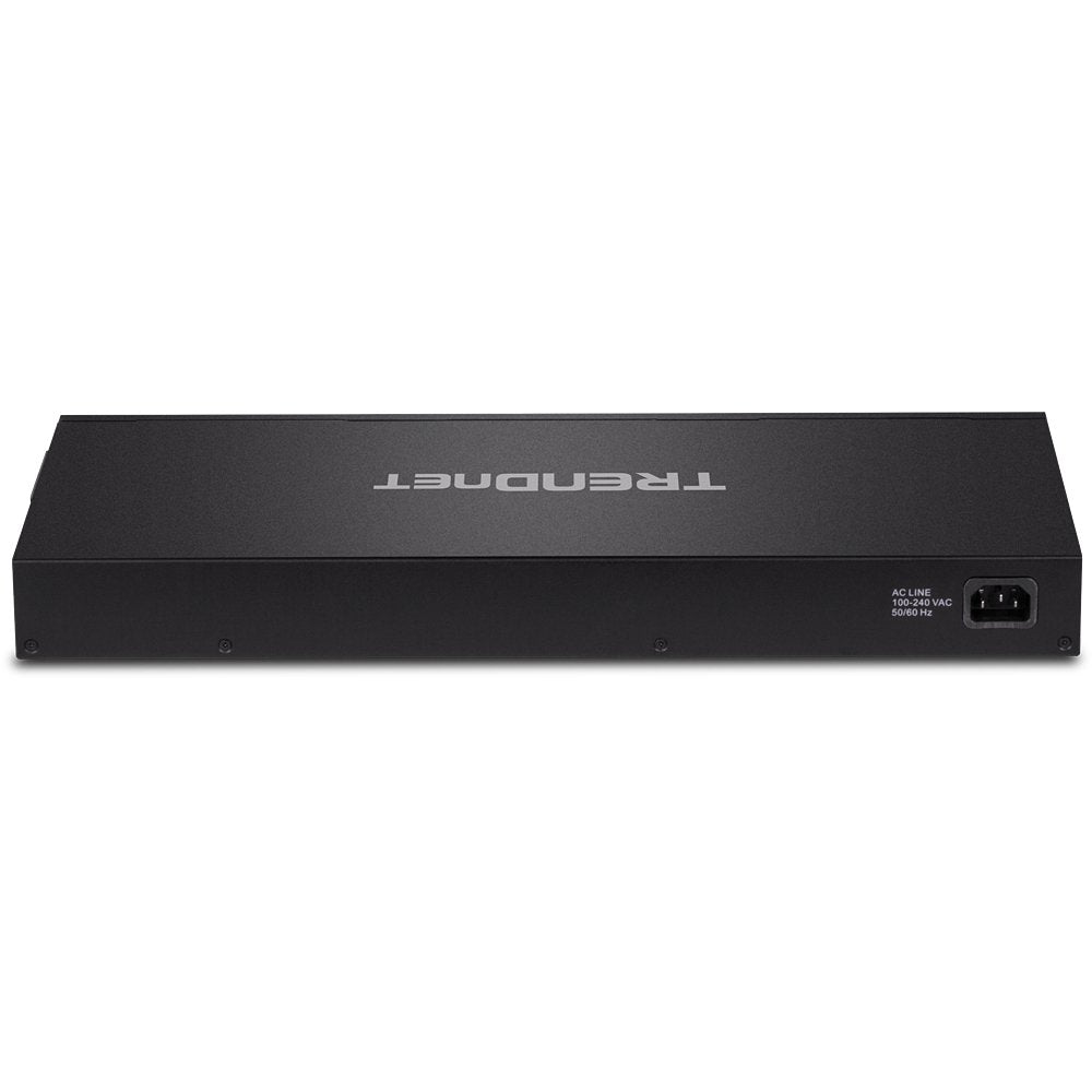 EAN 0710931161526 - Trendnet TPE-3018LS switch Gestionado Gigabit Ethernet (10/100/1000) Energía sobre Ethernet (PoE) 1U Negr imagen 3