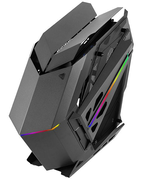 Caja Torre E-Atx Xxl Mc-Titan Negro Mars Gaming Bahías Int:1x3'5, 4x2'5/ 2xusb 3.0/ Hasta 7 Ventiladores De 120mm/ Audio In/Out