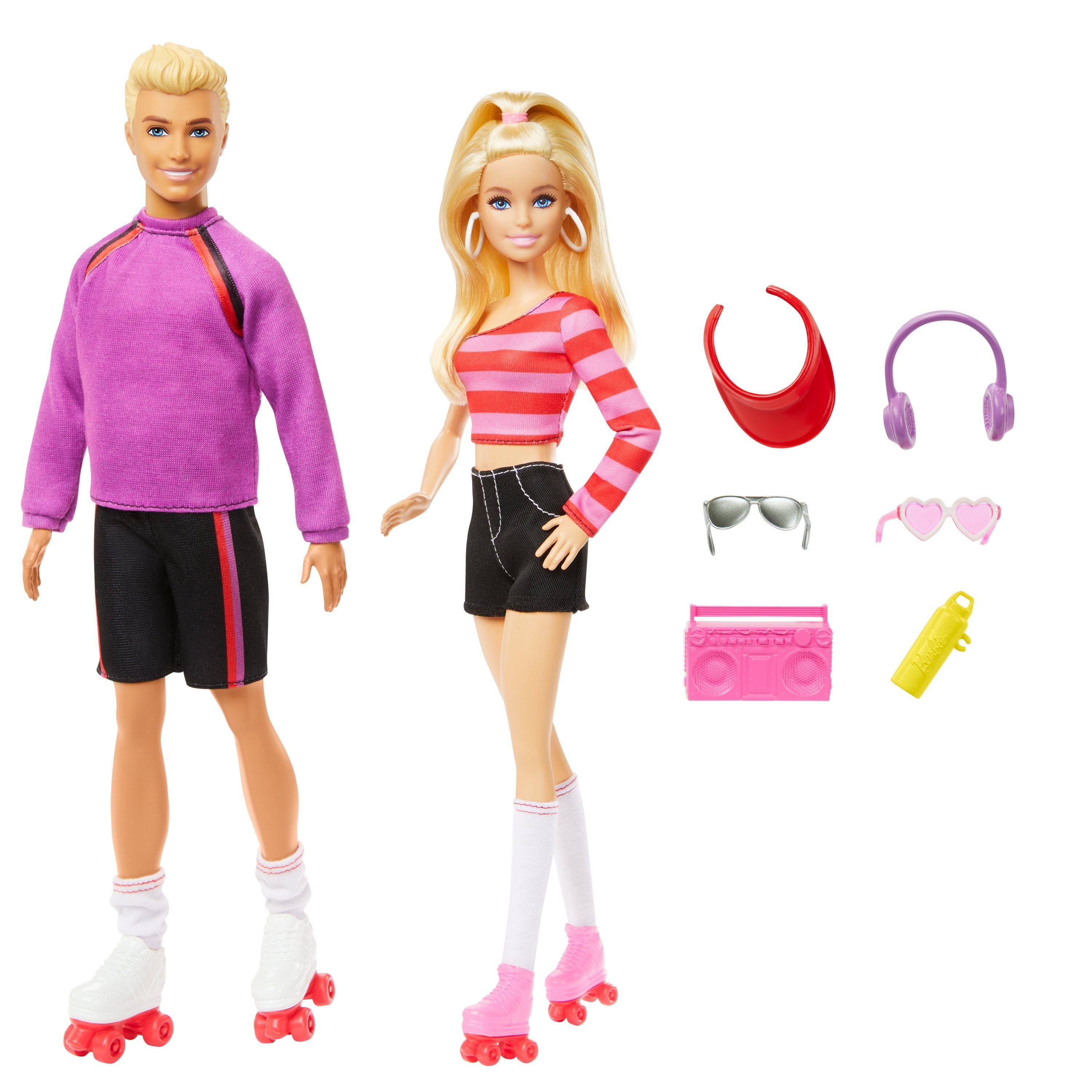 Uego De 2 Muñecas Mattel Ken Y Barbie Fashionista J Hxk90