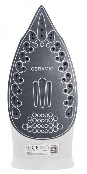 EAN 5901299932742 - Esperanza EHI002 plancha Plancha a vapor Suela de cerámica 2200 W Azul, Blanco imagen 8