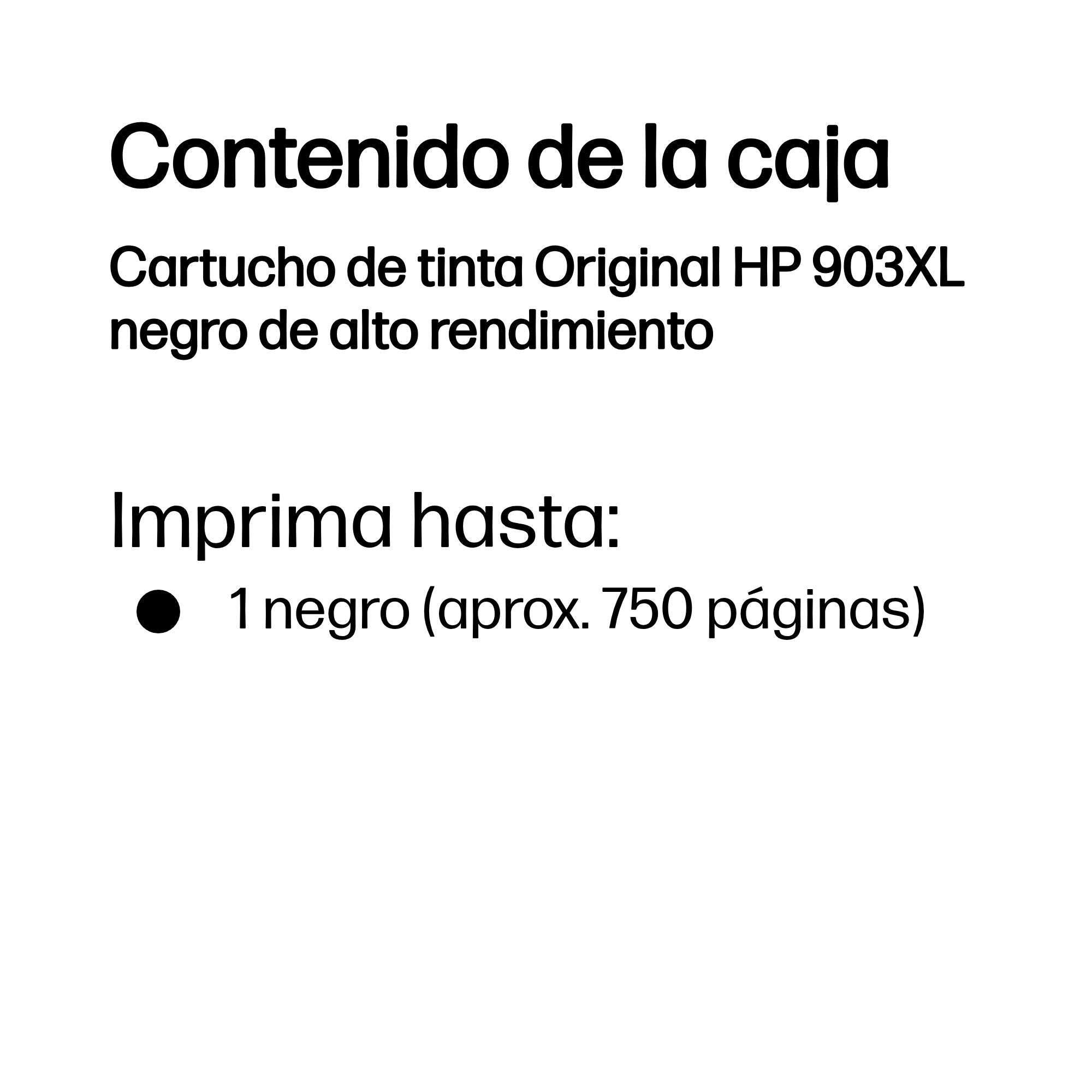Hp 903xl Ink T6m15ae#30a Black