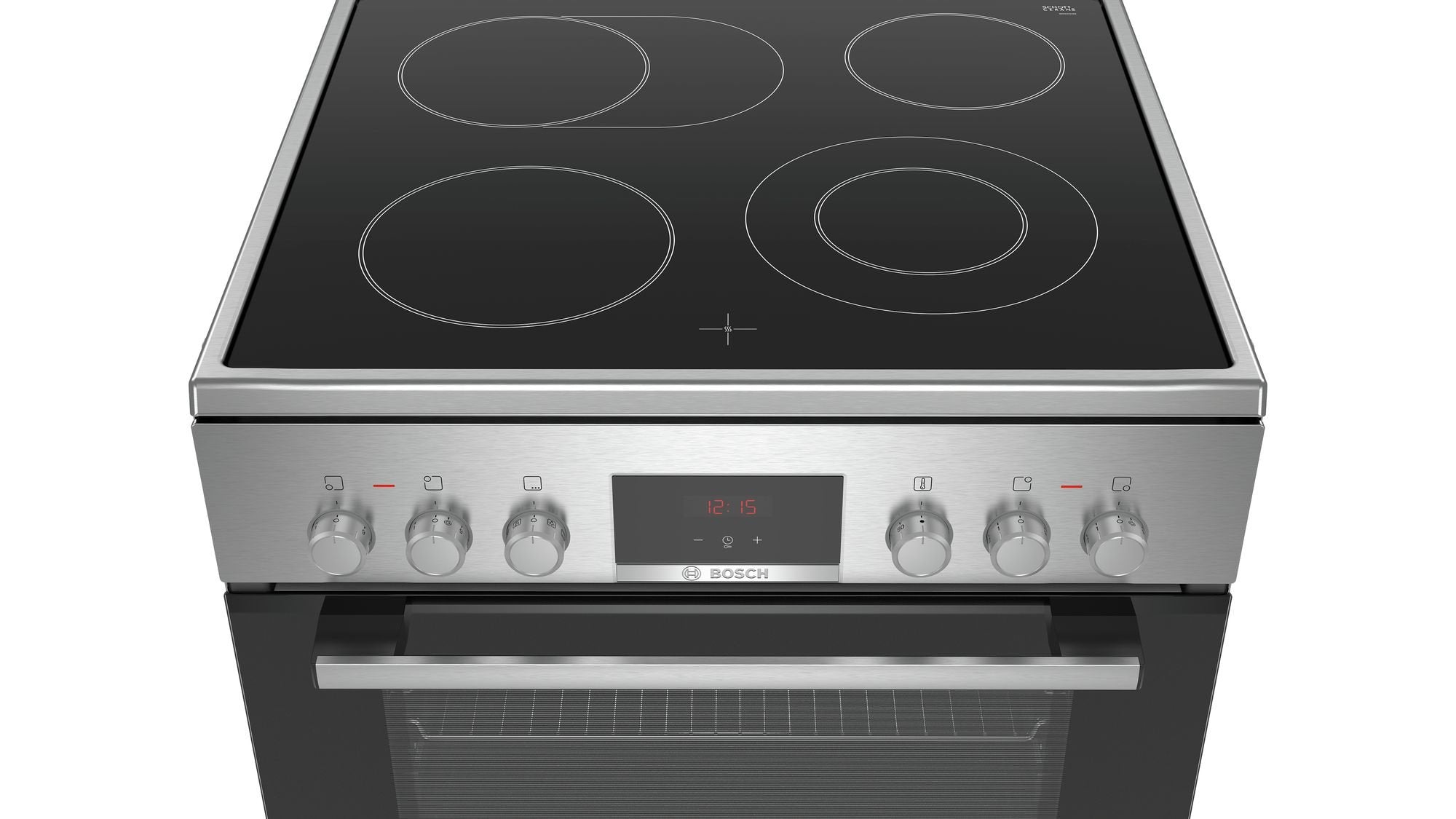 Bosch Hogar Serie Hkr39c250 4, Juego De Estufa De Acero Inoxidable Hkr39c250