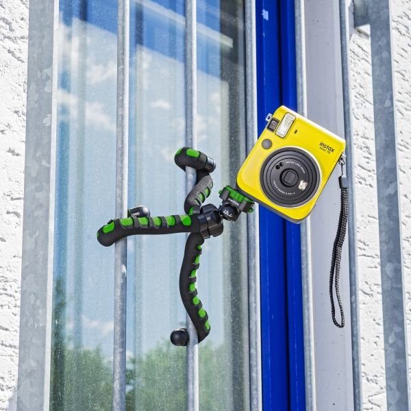 Mantona 21401 Tripode Smartphone/Cámara Digital 3 Pata(S) Negro, Verde