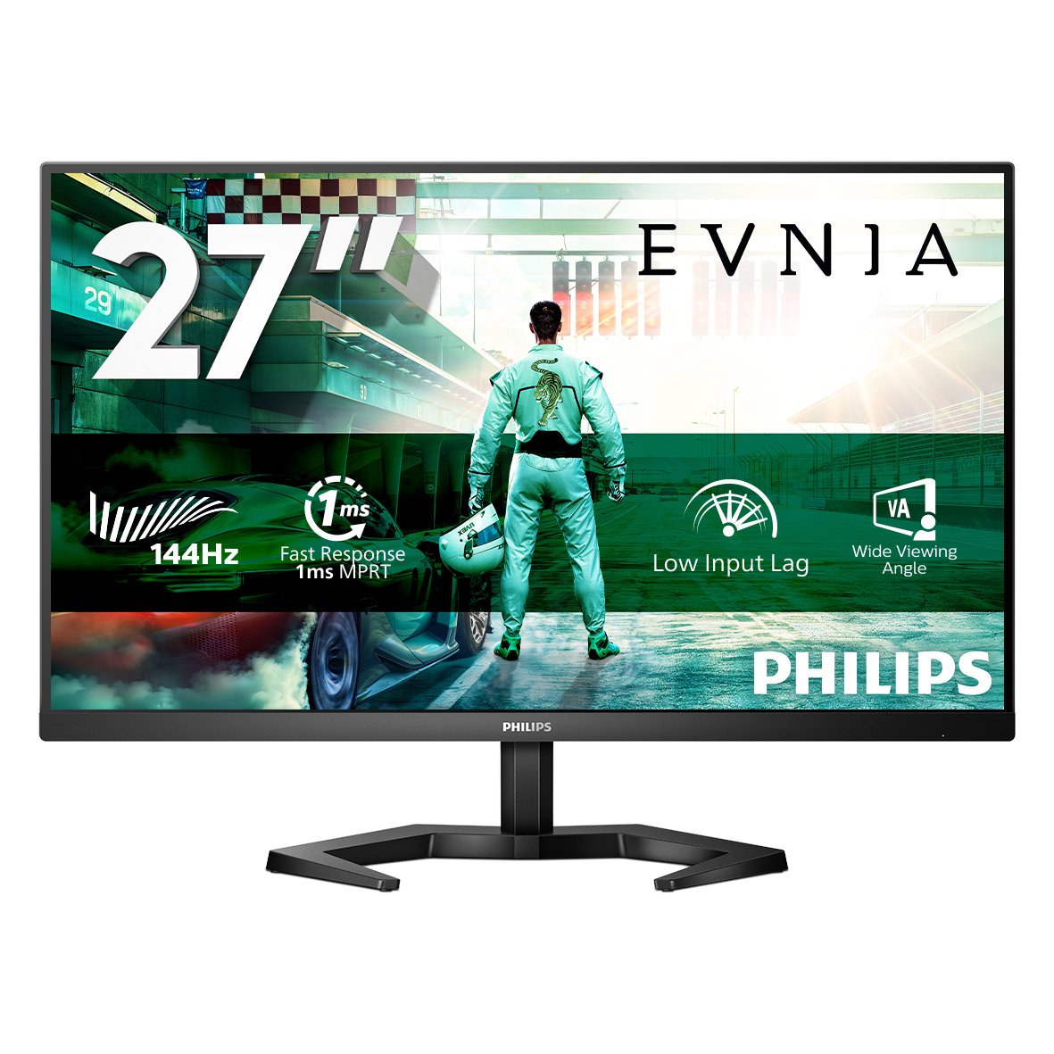 Monitor Gaming Philips 27m1n3500ls 27' Qhd 1ms 165hz Va Multimedia Negro