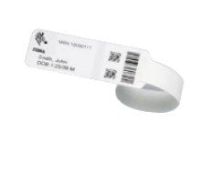 EAN 5715063321997 - Zebra 10035439K muñequera Blanco Pulsera de hospital imagen 1