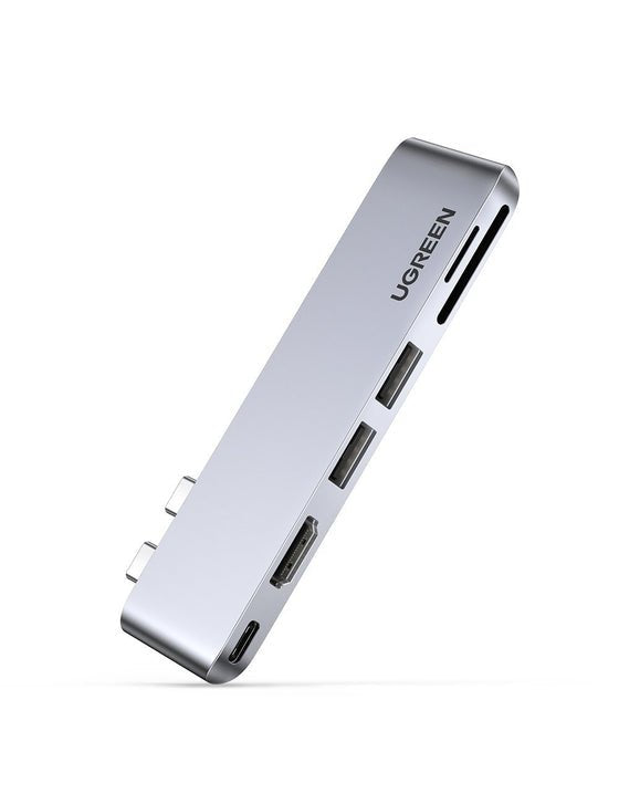 Hub 2x Usb-C 1x Usb-C Hdmi 2xu Sb Sd Microsd