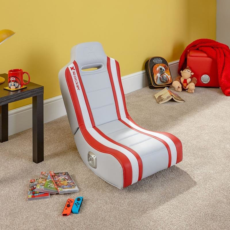 EAN 94338512175 - X Rocker Shadow 2.0 Silla gaming Asiento acolchado Rojo, Blanco imagen 1