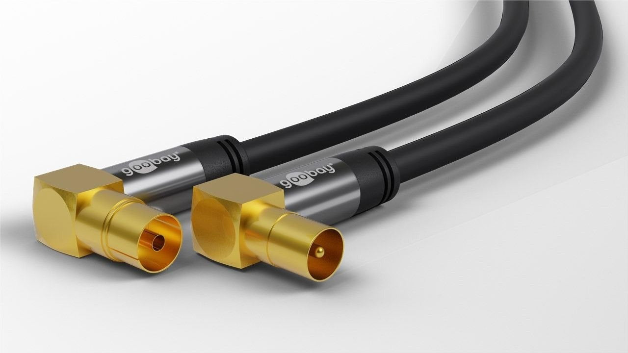 Goobay Cable De Antena (Tipo 135db), Coaxial