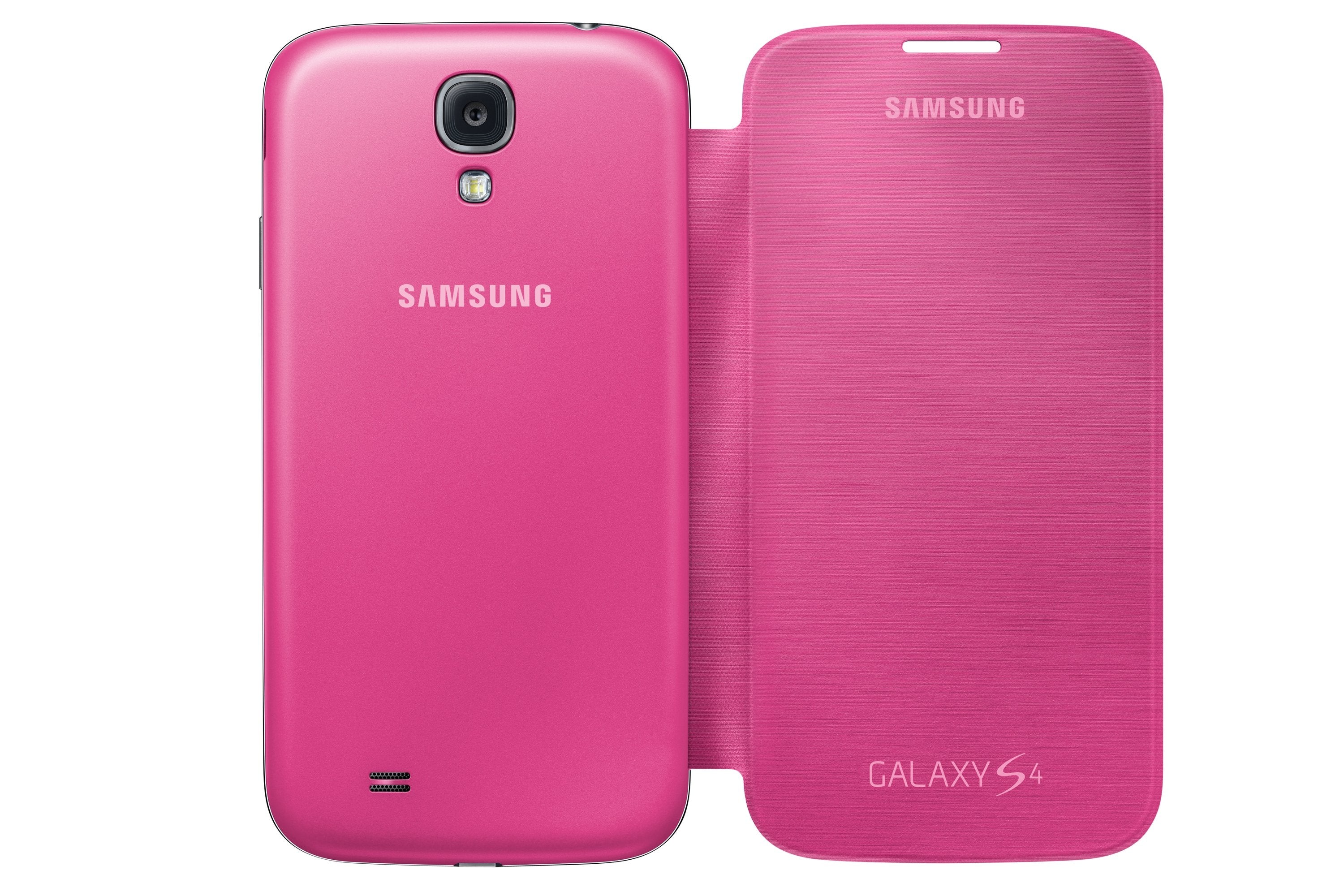 Samsung Flip Cover Funda Samsung Galaxy S4/Con Tapa.Sustituye Tapa Trasera/Marron/Ef-Fi950baegww
