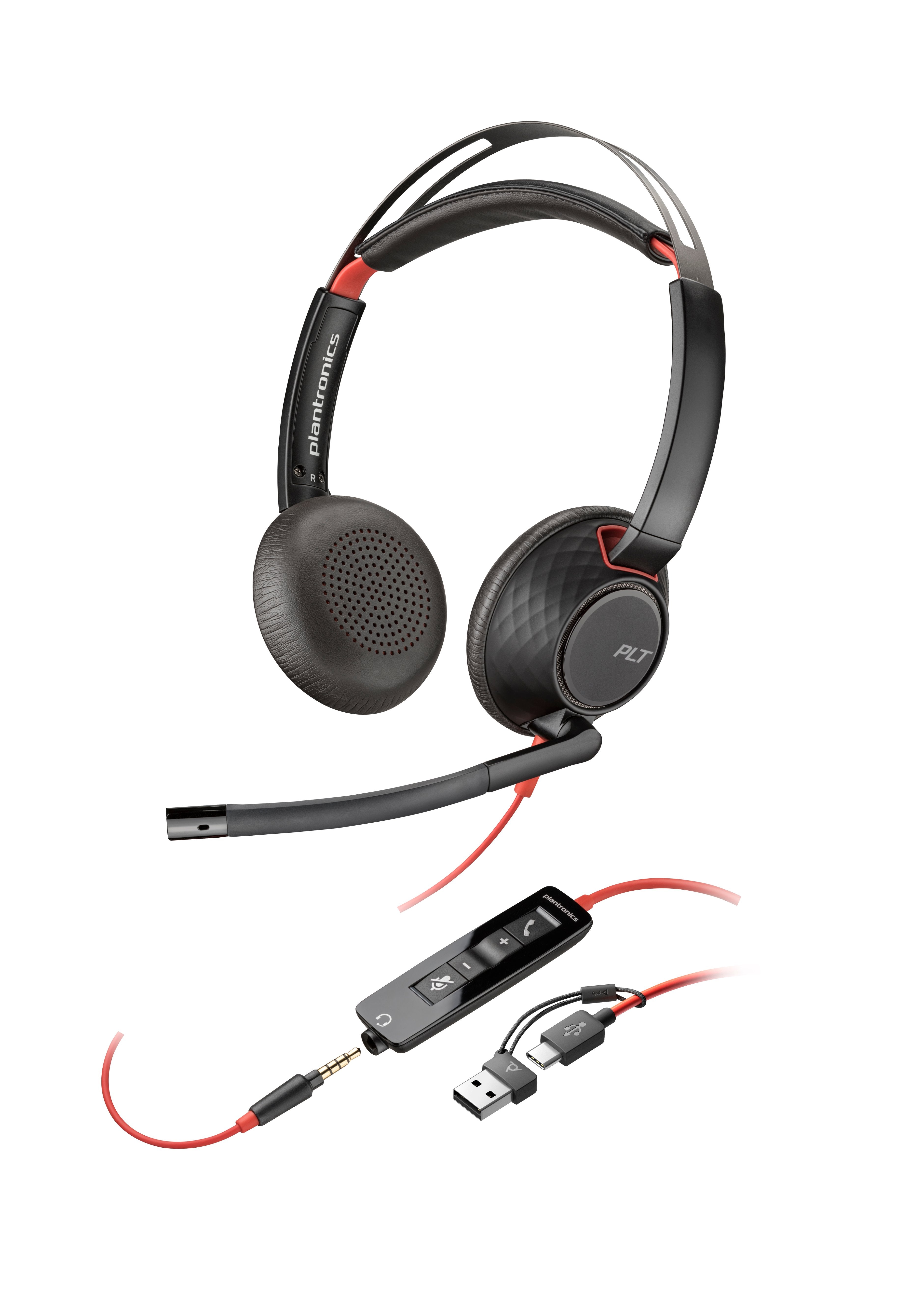 EAN 0197498837420 - HP Poly Blackwire 5220 Stereo USB-C Headset +3.5mm Plug +USB-C/A Adapter Alámbrico Diadema Llamadas/Músic imagen 1
