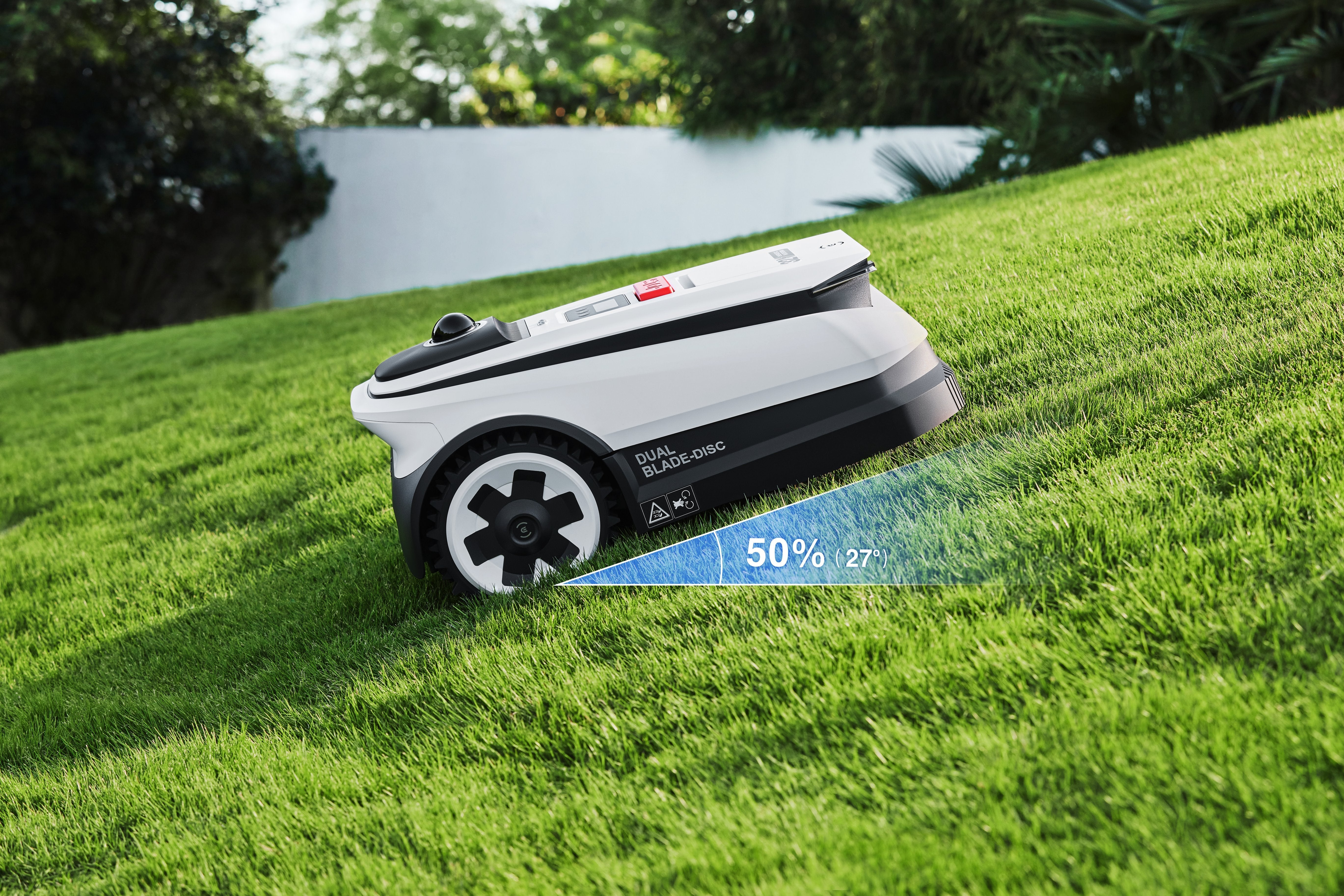 Ecovacs Robotic Lawn Mower Negro White Goat A1600 Lidar Pro Care Kit (Goat A1600)