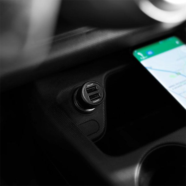 Axagon Pwc-5v5 24w Cargador De Coche 2x Port 2,4a